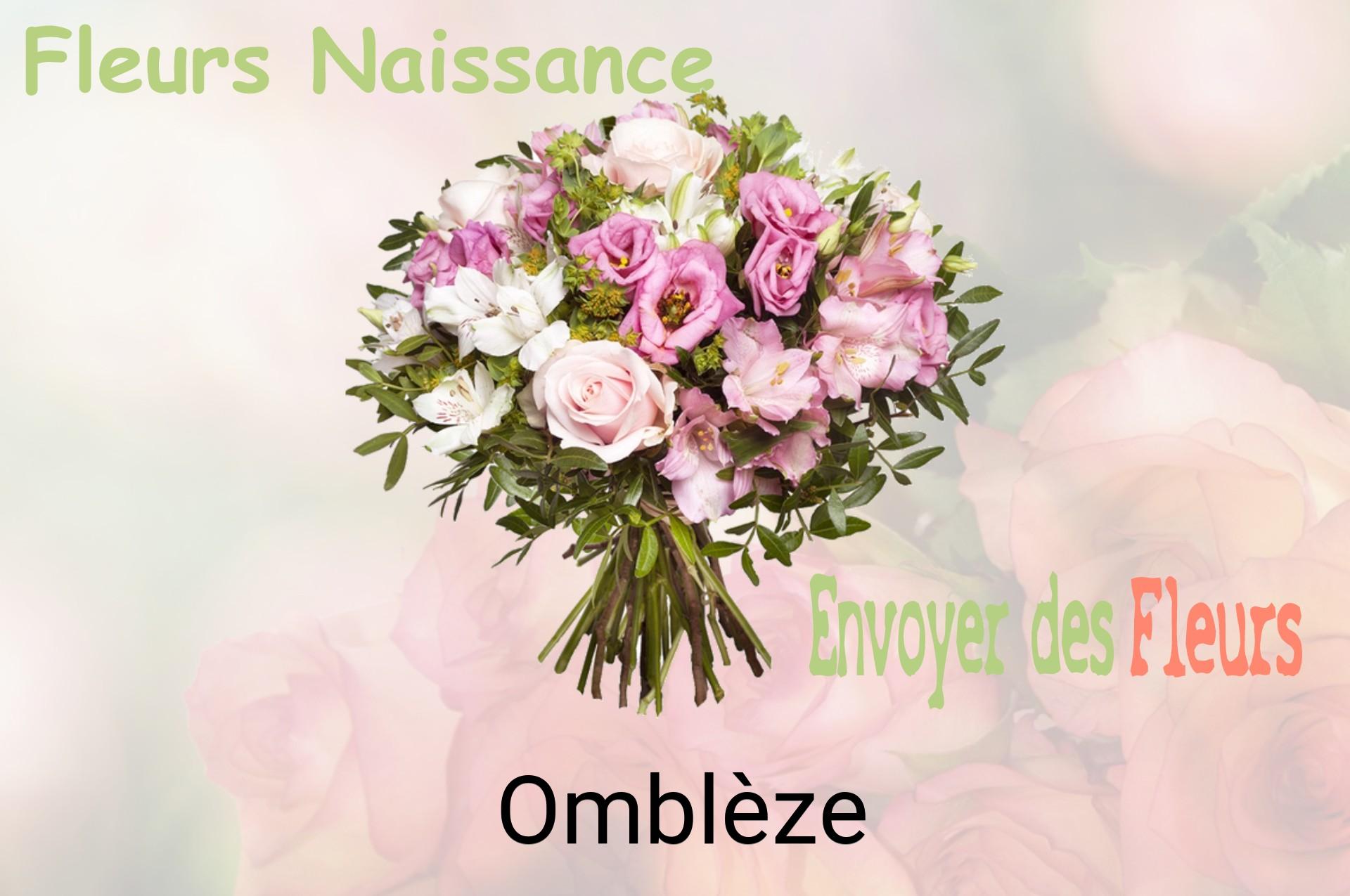 Bouquet de fleurs de naissance livré à Omblèze